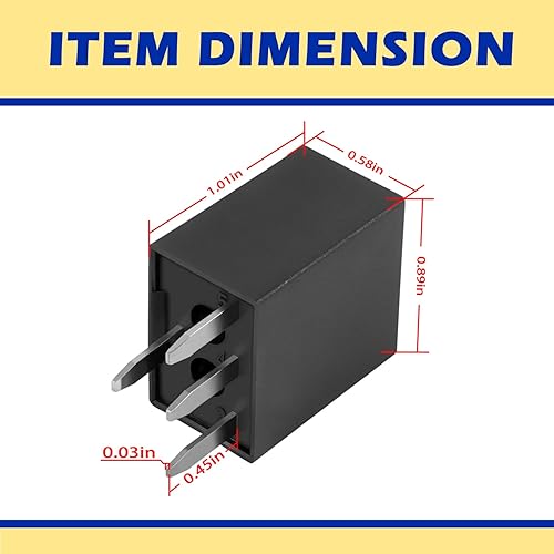 Miniatura 7 de 15016745 Relé AC de 4 pines para faros delanteros GM Chevrolet Trailblazer Buick GMC Fuse Module Probado Relé multiusos