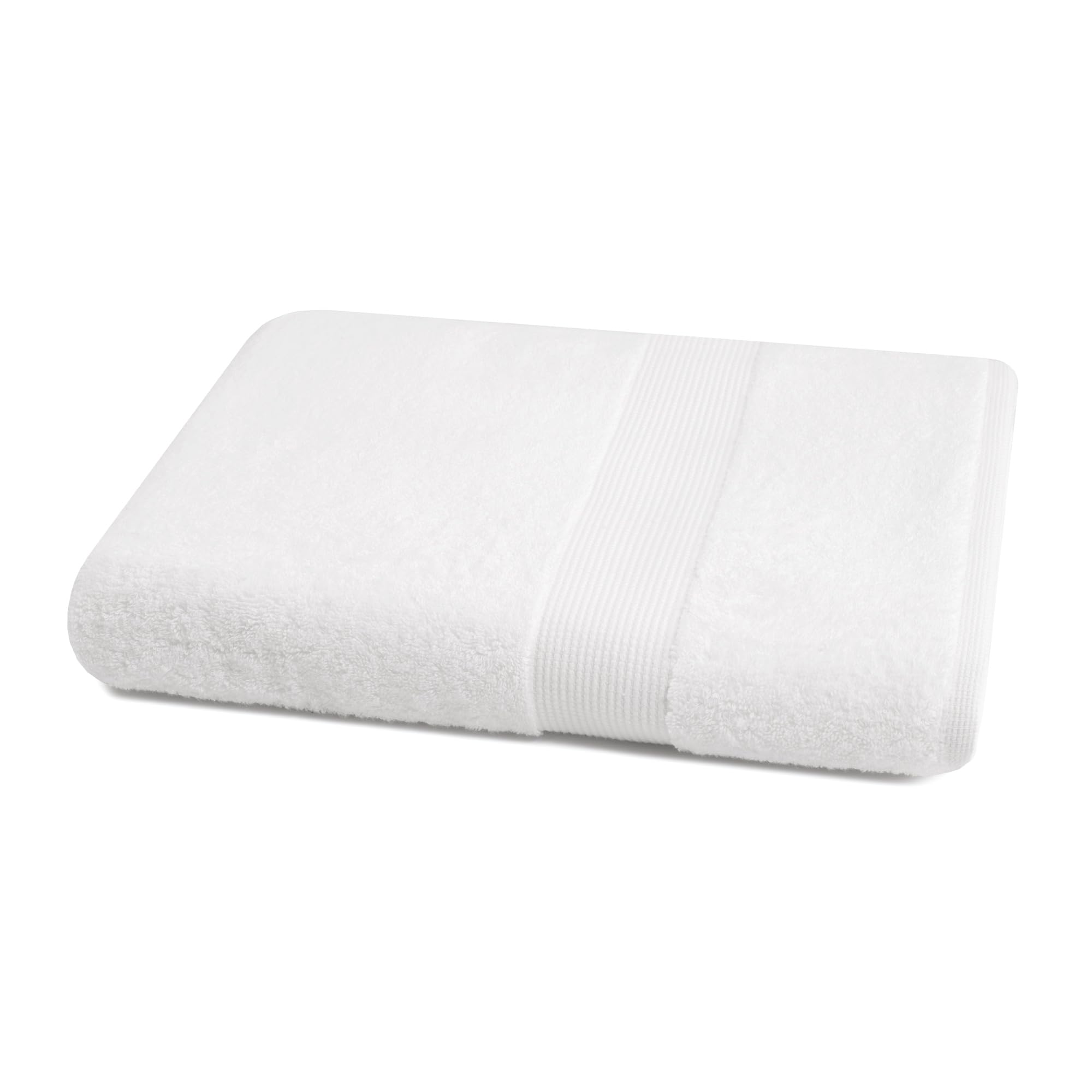 Jalla Bath Towel 100 x 150 cm White – Large Absorbent Cotton Towel
