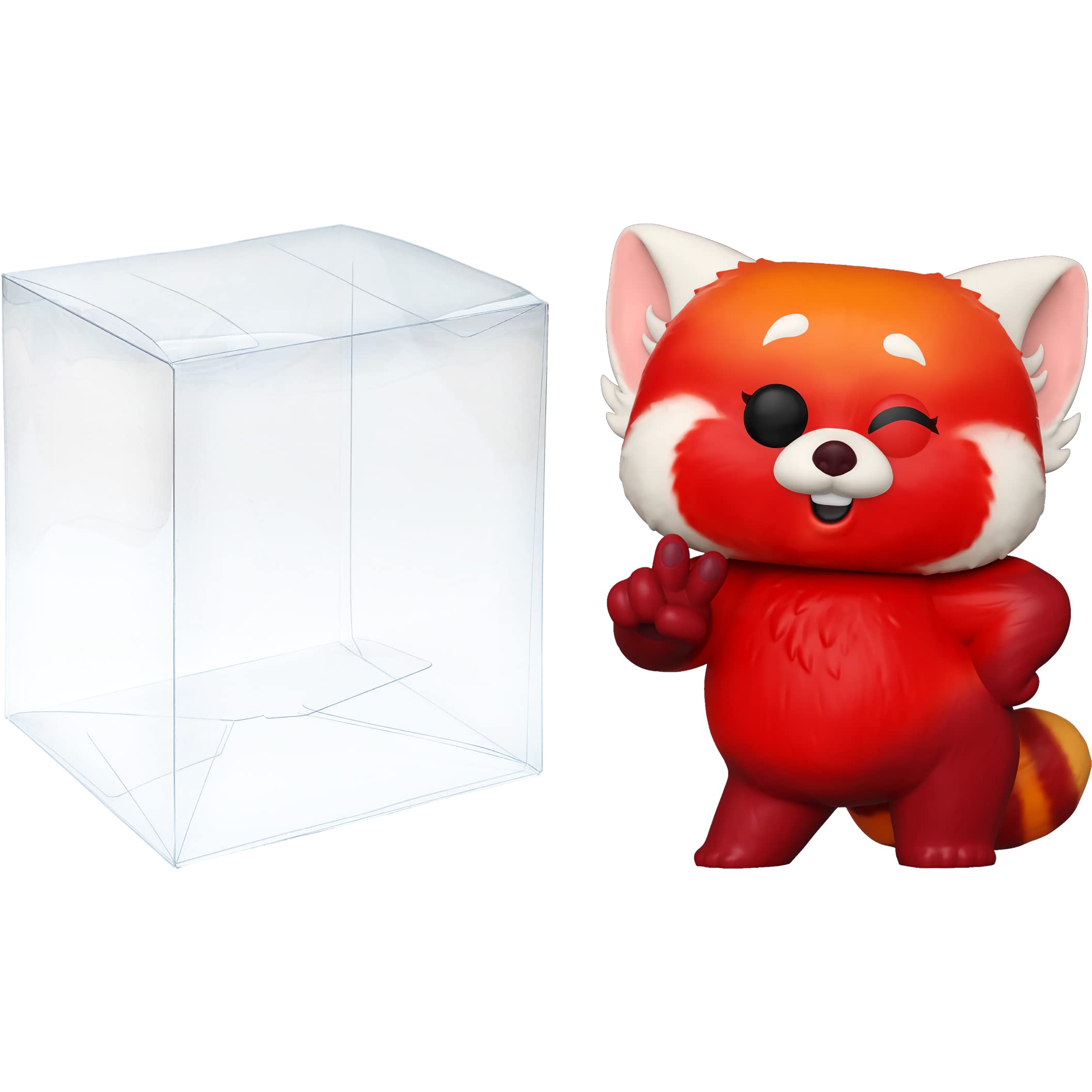 Red Panda Mei: P o p ! Vinyl Figurine Bundle with 1 Compatible Protector (1185 - 61532 - B)