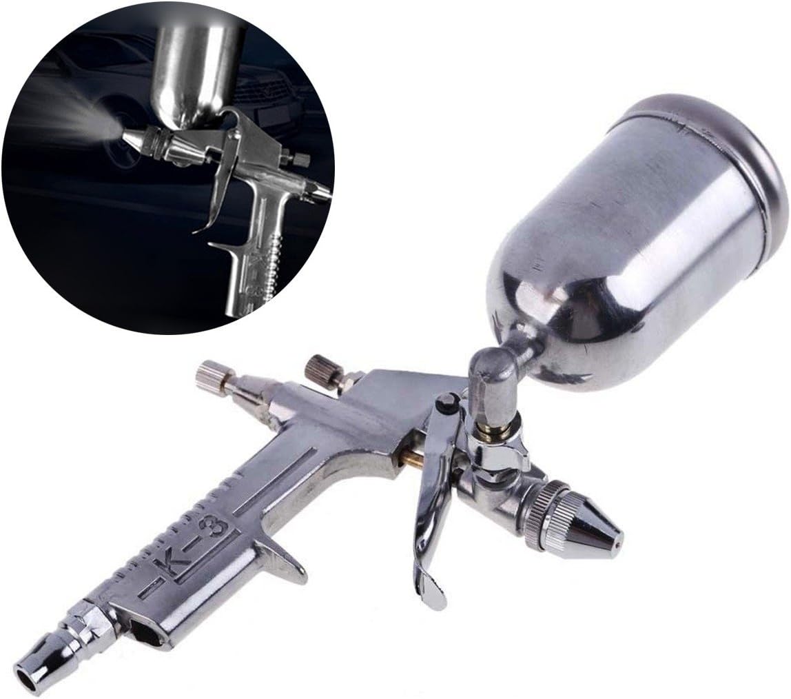 Pro Gravity Feed Mini Air Paint Spray Gun Sprayer Compressor Tool 0.5mm Nozzl...