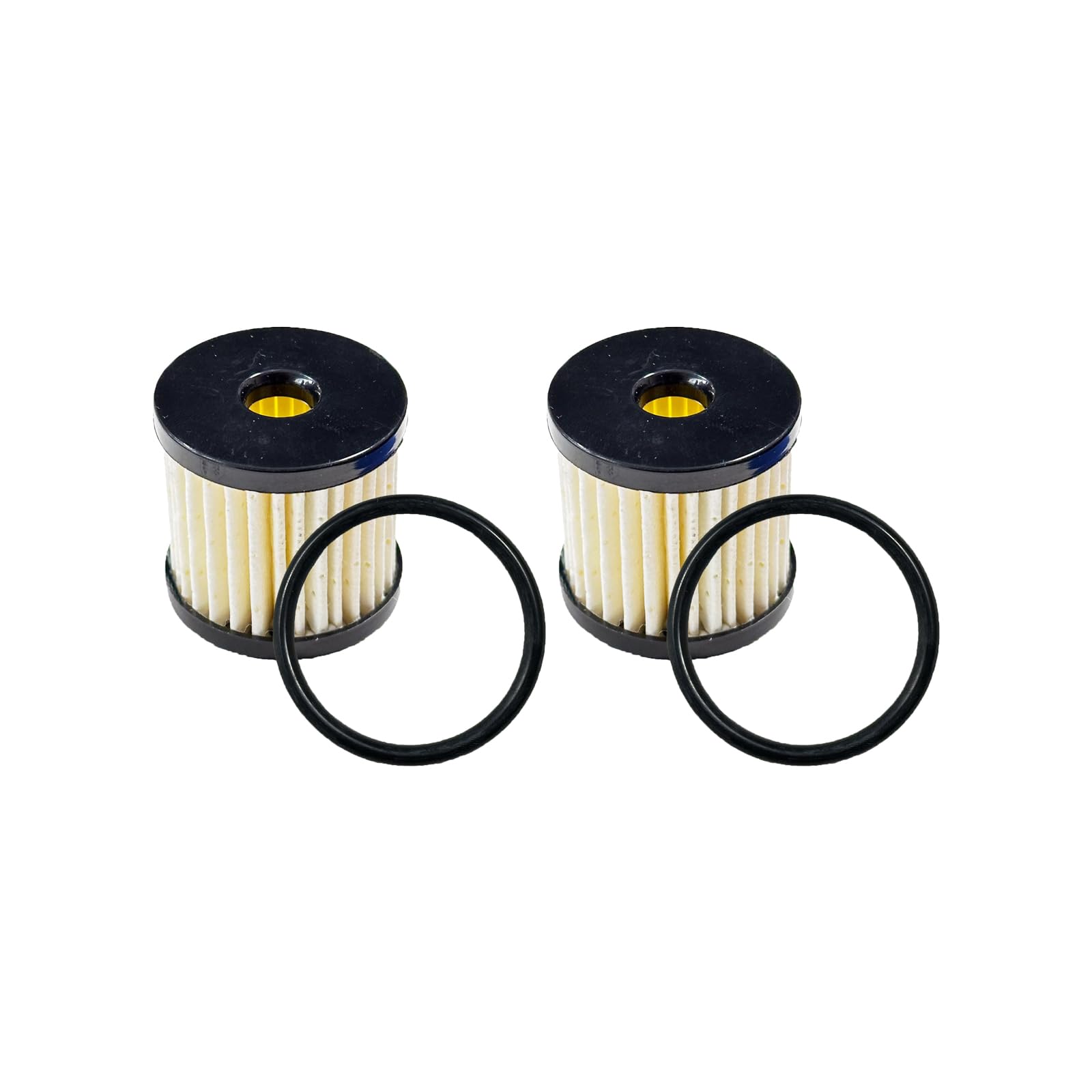 ACAFuel Filter 2 Packs Equipped with Sealing Rings 61011-04A 0707-0012 T03-0077 Compatible with Harley Davidson FXS 11-13 FXSB 13-17 FLSTSB 08-11 FLSTN 08-17 FXDF 08-17 FXDL 07-09 14-17 FXDLS 16-17