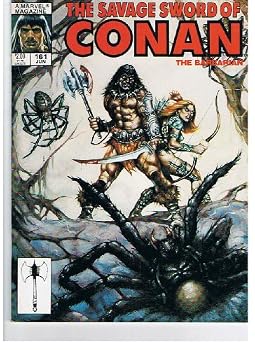 Single Issue Magazine The Savage Sword of Conan the Barbarian No. 161 Book