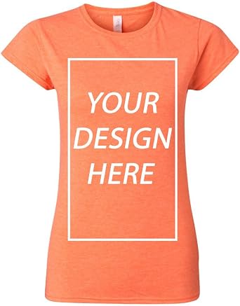Junior Add Your Own Text Design Custom Personalized T-Shirt Tee