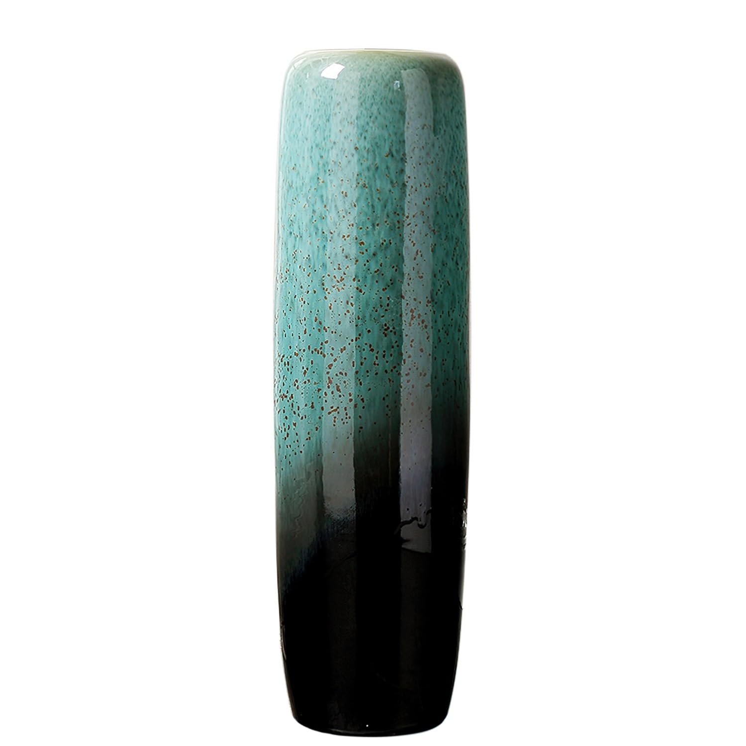 asdchZen Tall Floor Vase, 31.4 Inches/80Cm Large Floor Ceramic Vase, Modern Decorative Vase For Living Room, Office, Bedroom, Garden, Kitchen, Wedding, Branches And Dried Flowers,24.5x90cm
