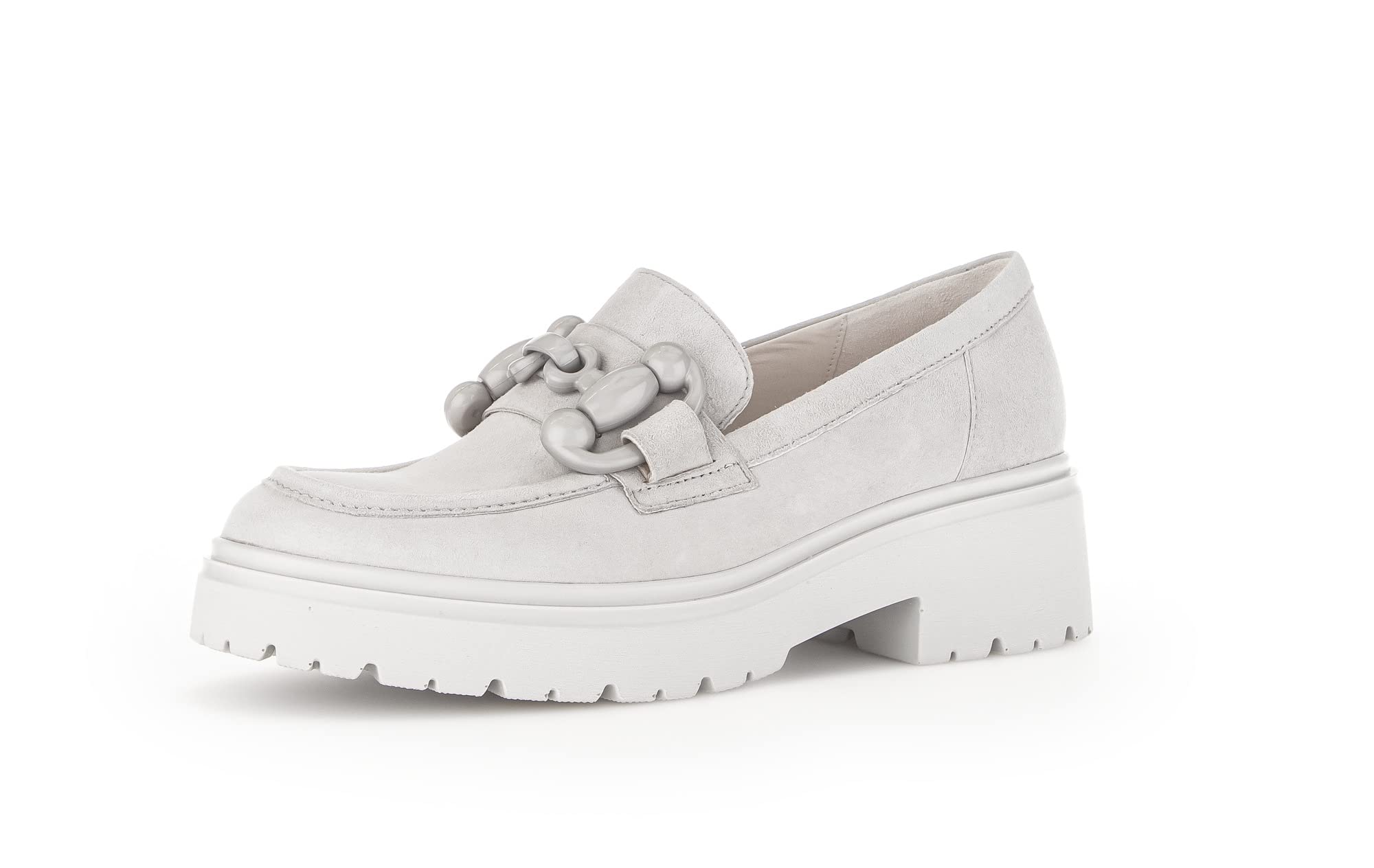 Gabor Chaussures Basses Femme - Mocassins Confort Cuir Souple, Talon 3.5 Cm