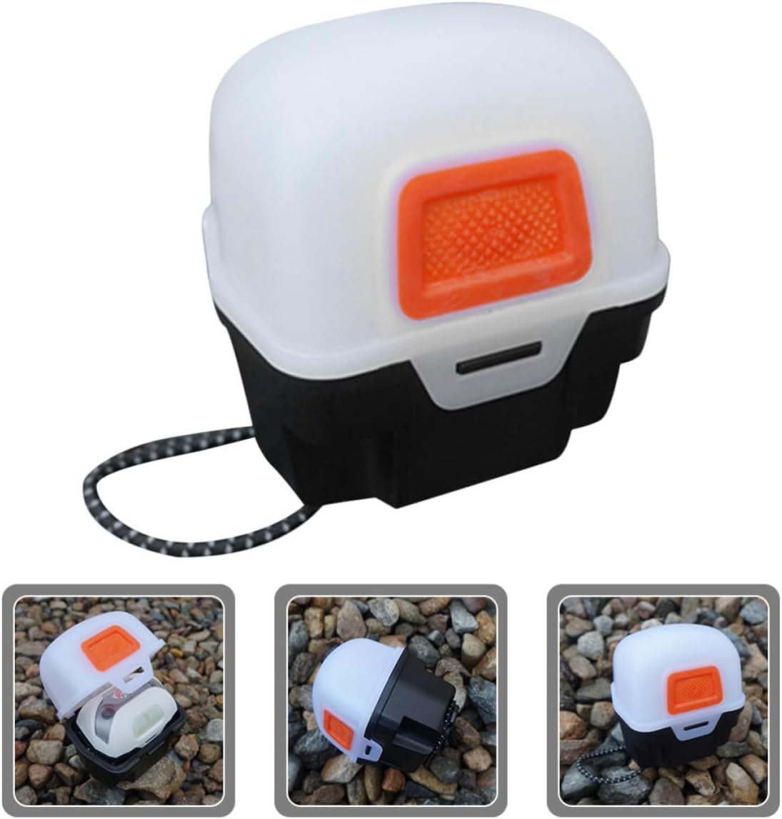 Cabilock Reusable Headlight Box for Hiking and Survival Gear, White Plastic image 5