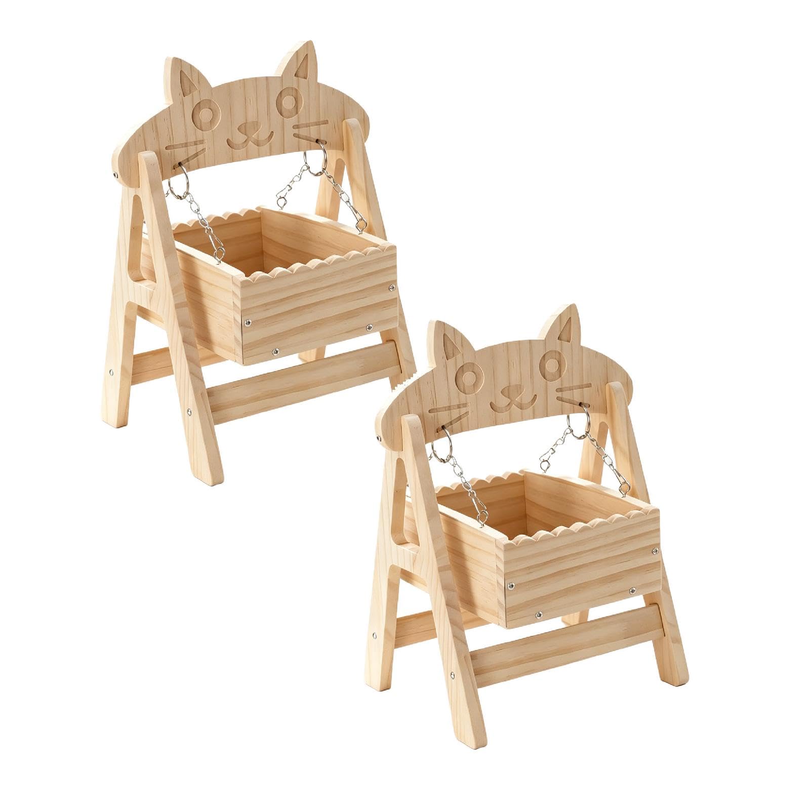 Generisch Amaca per criceti, accessori per piccoli animali, amaca con clip, piccoli mobili per animali domestici per gerbilli, topi, cincillà, furetto per interni ed esterni, per riposare (kak×2)