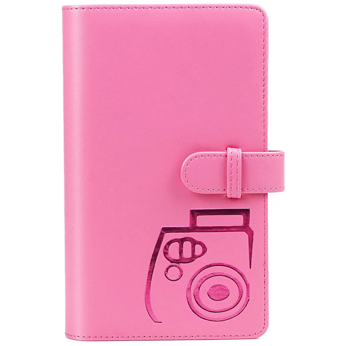 Stela 96 Pockets Mini Photo Album for Fujifilm In-stax Mini Camera, Polaroid Snap, Z2300, SocialMatic Instant Cameras & Zip Instant Printer (Flamingo Pink)-image-44