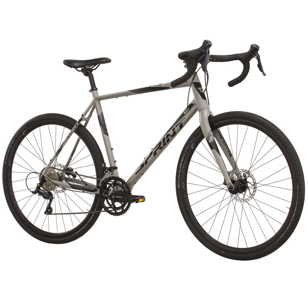 Airtracks 28 Zoll Herren Gravel Bike Whisper 5.0 Fahrrad 2 x 9 Shimano SORA R3000 Grau - Rahmenhöhen 52cm und 56cm - Modell 2026