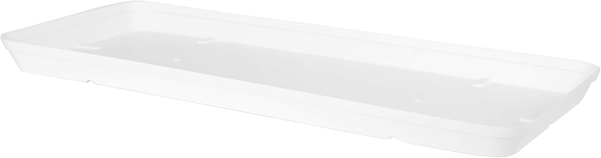 Capri Rectangular Saucer XL 80 cm White