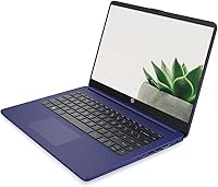 HP Renewed 13.8" HD Touchscreen Laptop, Intel Celeron N up to 2.78GHz, 4GB RAM, 64GB SSD, Windows 11, Dale Blue