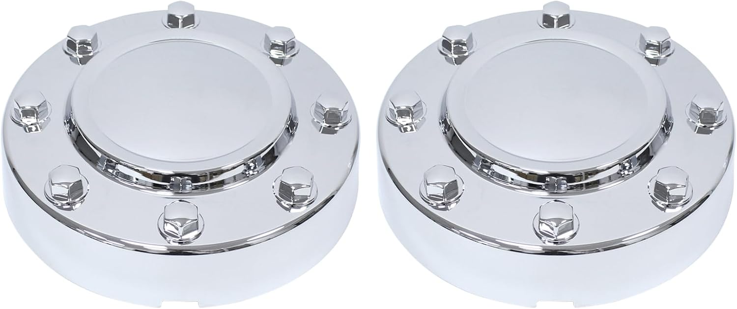 MOTOKU Front Dually Wheel Center Hub Cap Alloy Chrome for Ram 3500 2011-2018