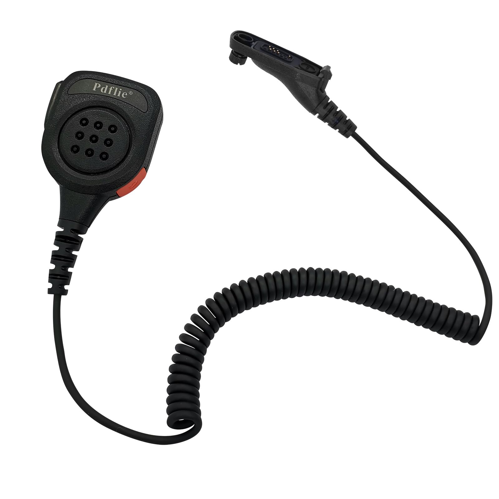 Pdflie IP65 Waterproof Shoulder Mic for Motorola APX 900 1000 4000 6000 7000 8000 XPR 6350 6550 7350 7350e 7550 7550e 7580e, Walkie Talkie Accessories
