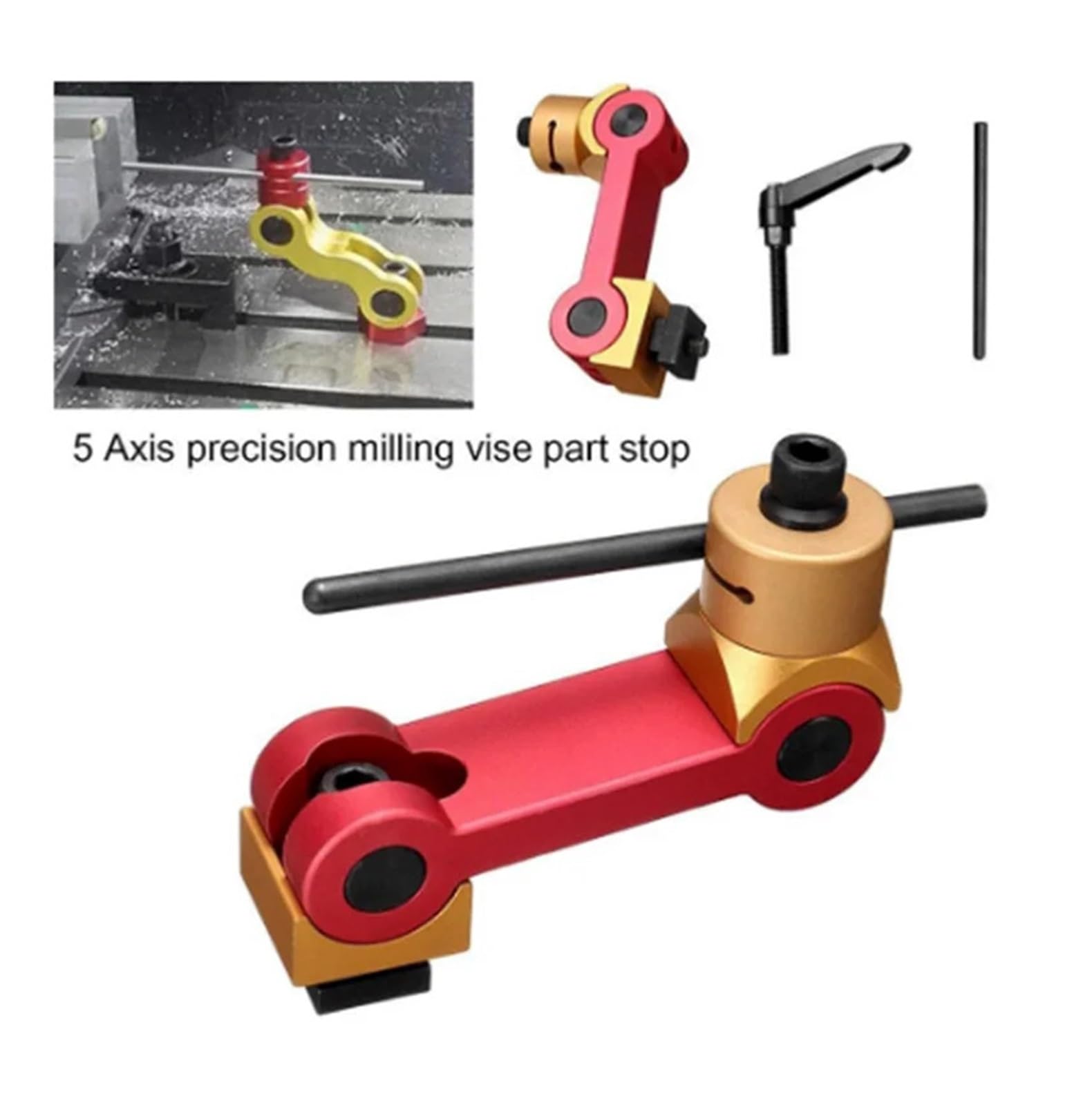 Positionierer für CNC-Fräsmaschinen Positionierwerkzeug, verstellbar, CNC-Fräsmaschine, Werkstückanschlag, Positionierer, Teil, Multifunktions-Arbeitswerkzeug
