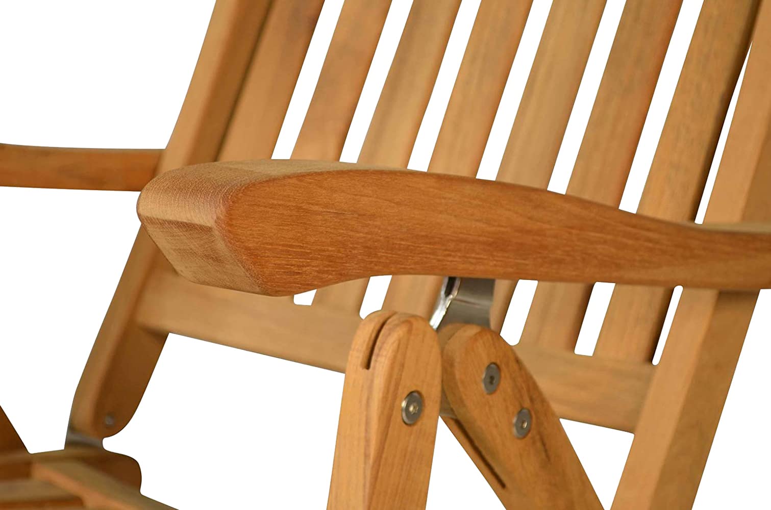 Kai Wiechmann Hochlehner Pisa Teak-Holz für Garten wetterfest klappbar verstellbar