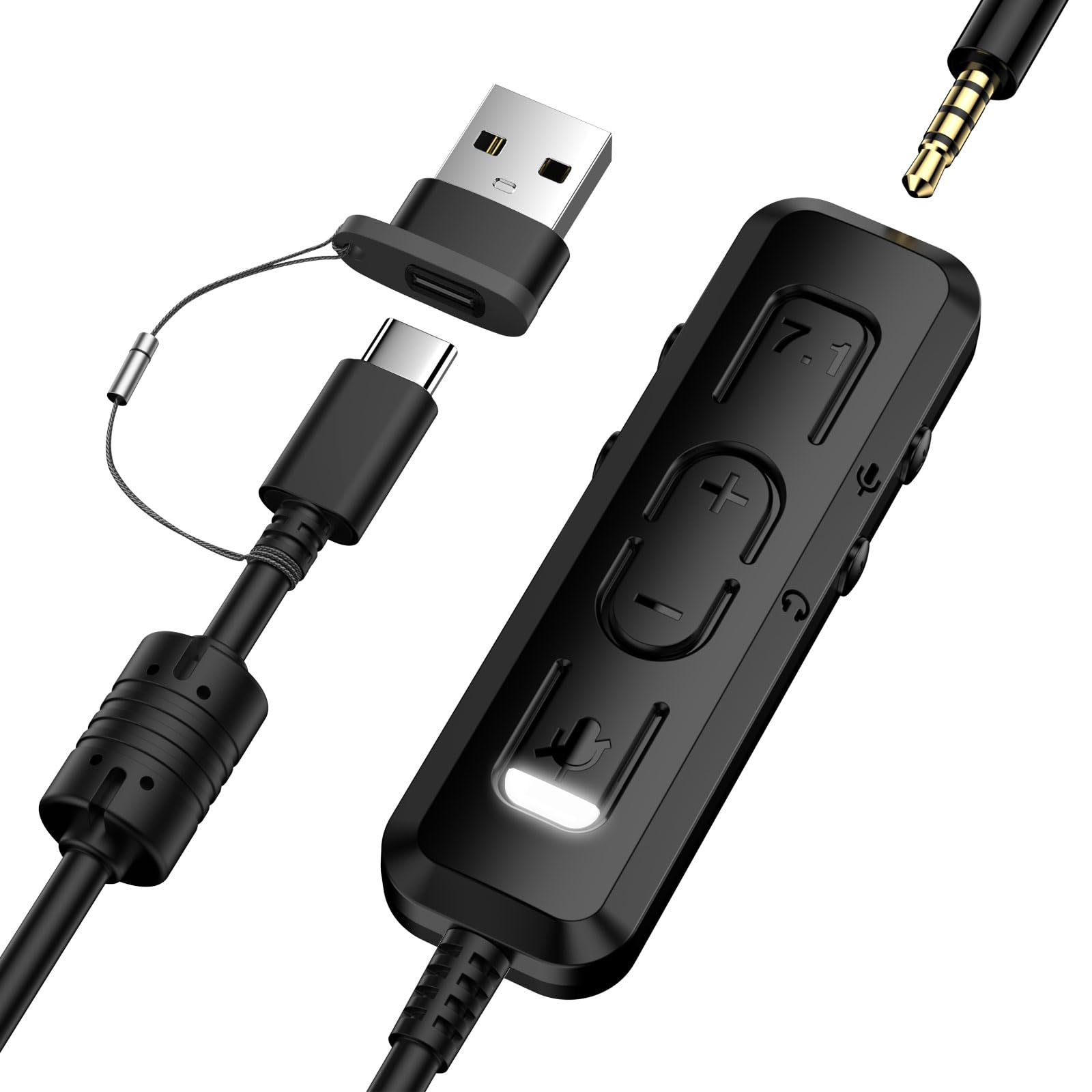 Amazon | USBオーディオ 変換アダプタ USB外付け サウンドカード USB A