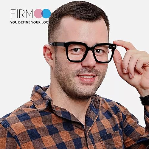 Miniatura 4 de Firmoo Lentes cuadrados con bloqueo de luz azul para mujereshombres, gafas de computadora, juegos, TV, teléfonos para pantallas, antifatiga ocular y