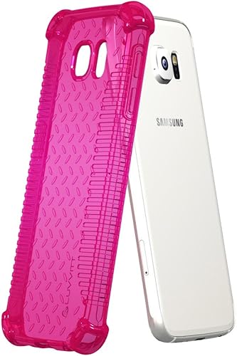 Miniatura 6 de LUVVITT Funda para Galaxy S6, [agarre transparente] Carcasa trasera de TPU flexible suave y delgada funda de goma transparente para Samsung Galaxy