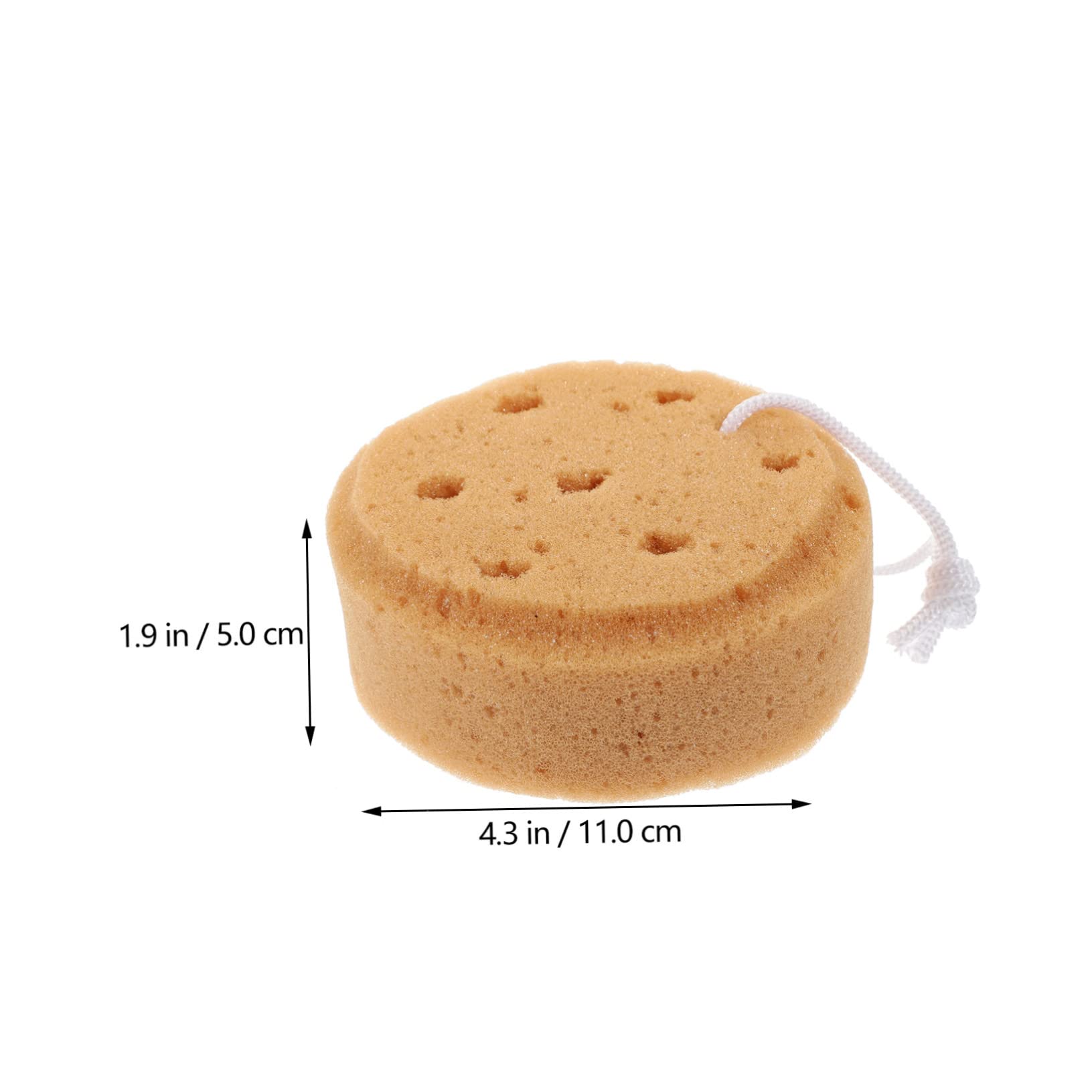 Angoily 5 Sets Körperschwamm Mit Starker Absorption Natürlicher Luffa Zum Peeling-badeschwamm Für Frauen Jungen Und Mädchen 4 Stück * 5