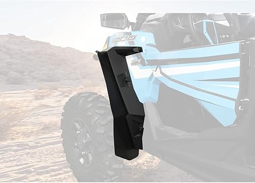 Miniatura 8 de RZR XP 1000 Extensor de guardabarros delantero más ancho, A & UTV PRO XXL Full Mud Guard para 2014-2023 Polaris RZR XP 1000  TurboS 1000900  900 S 2