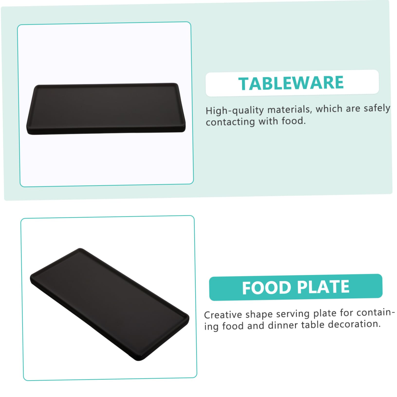 PRETYZOOM Sushi Dish Plate Ceramic Tray for Appetizers Desserts and Sushi Matte Finish for Home Parties Festivals and Events Versatile Snack Bowl