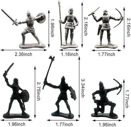 Miniatura 5 de Conjunto de juego para hombres del ejército, accesorios de armas militares, paquete de 60 figuras de acción de soldados de juguete para niños