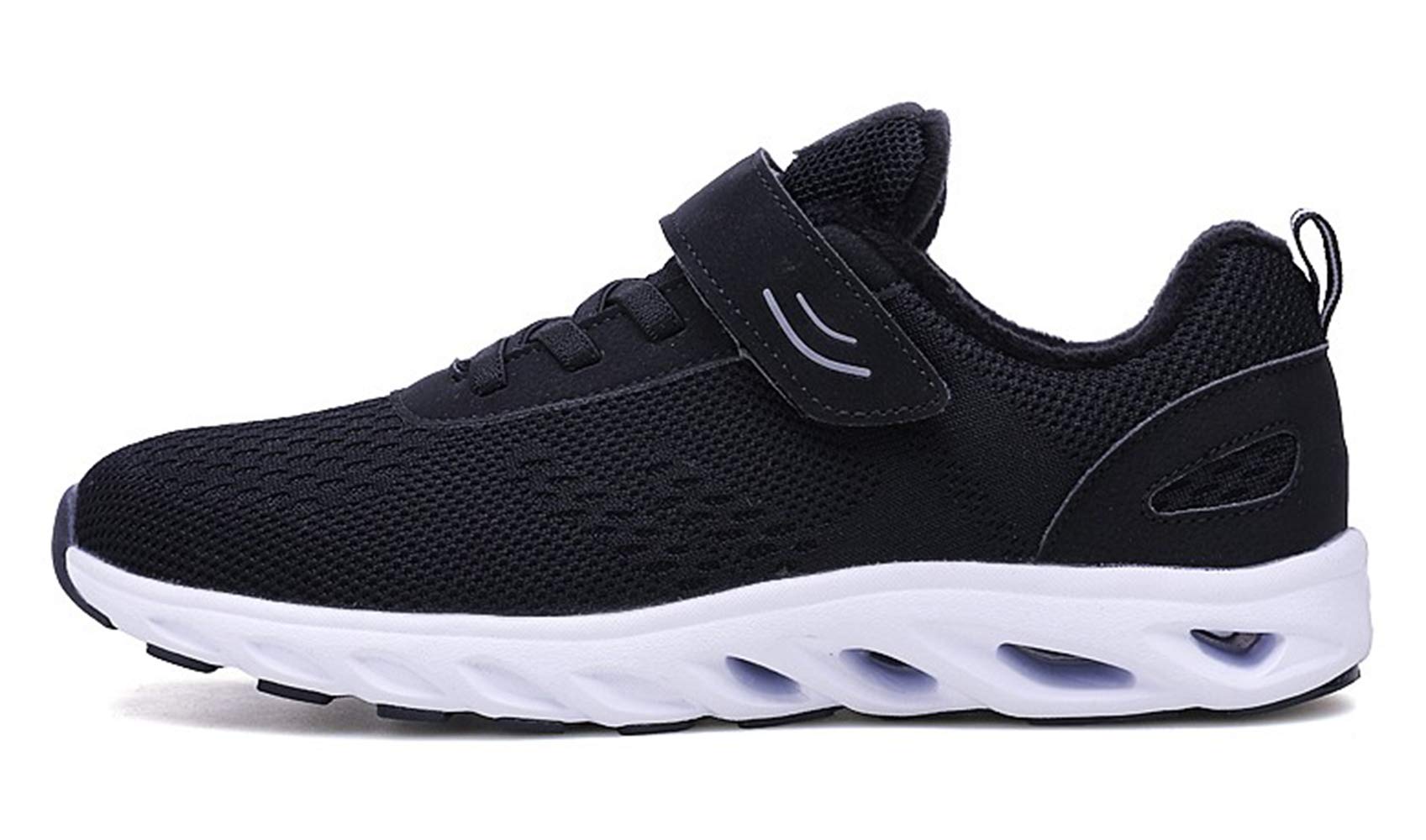 Zapatos Invierno Mujer Transpirables Ligero Cómodo Cálido Forradas Nieve Antideslizante Moda Pareja Zapatillas Deportivas Negro 40 EU