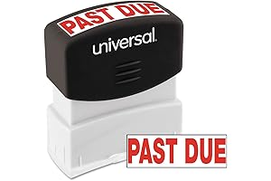 Universal PAST DUE Pre-Inked Message Stamp