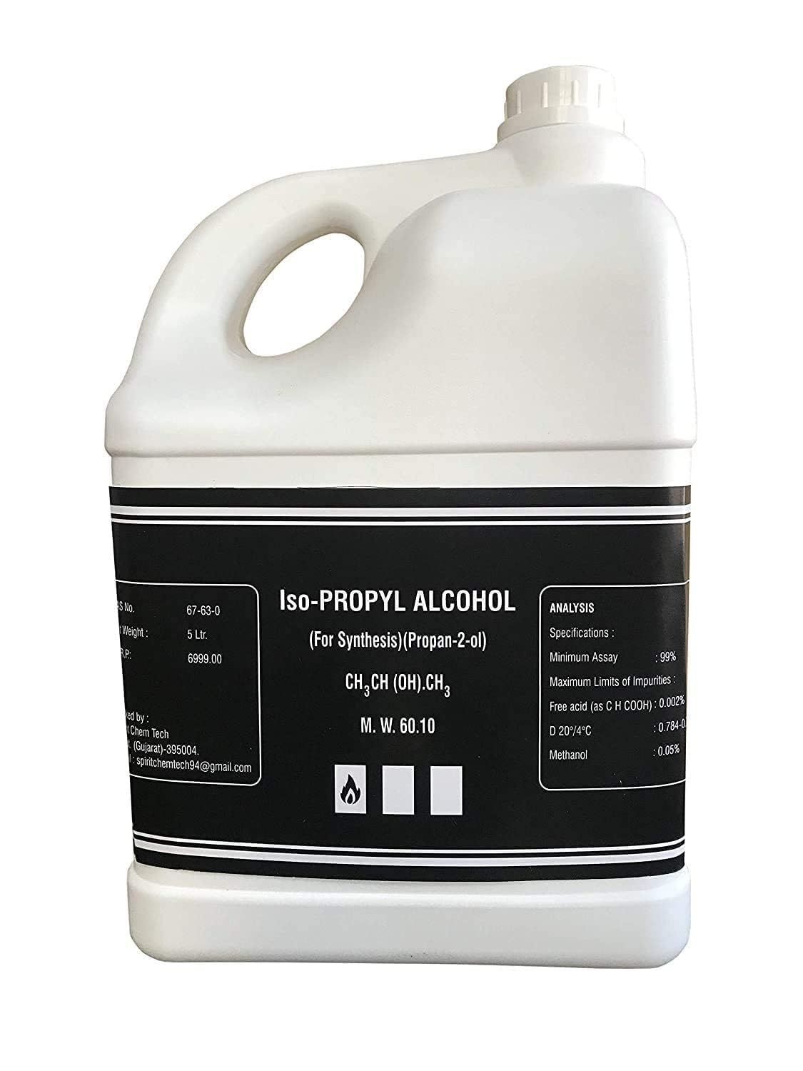 MJD iso propyl alcohol crystal clear Diff packing (5000 ml)