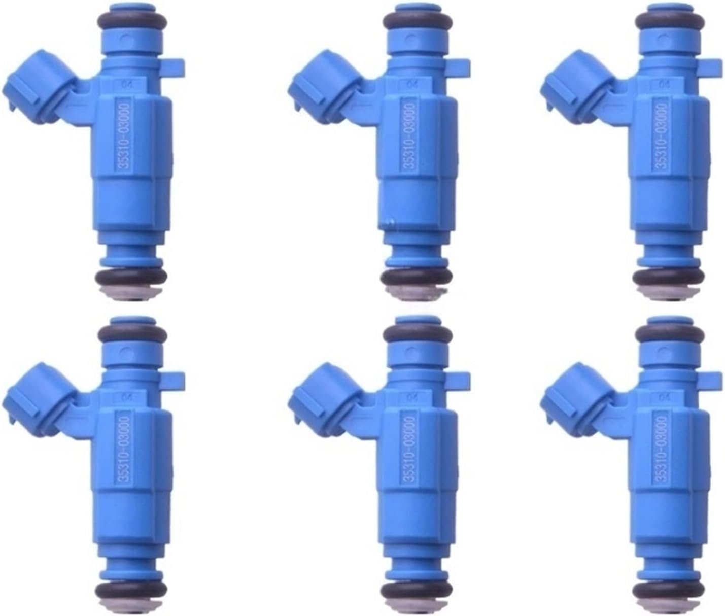 a様★② 6PCS 燃料インジェクター 35310-03000、Hyundai I20 PB PBT 1.2 57 KW