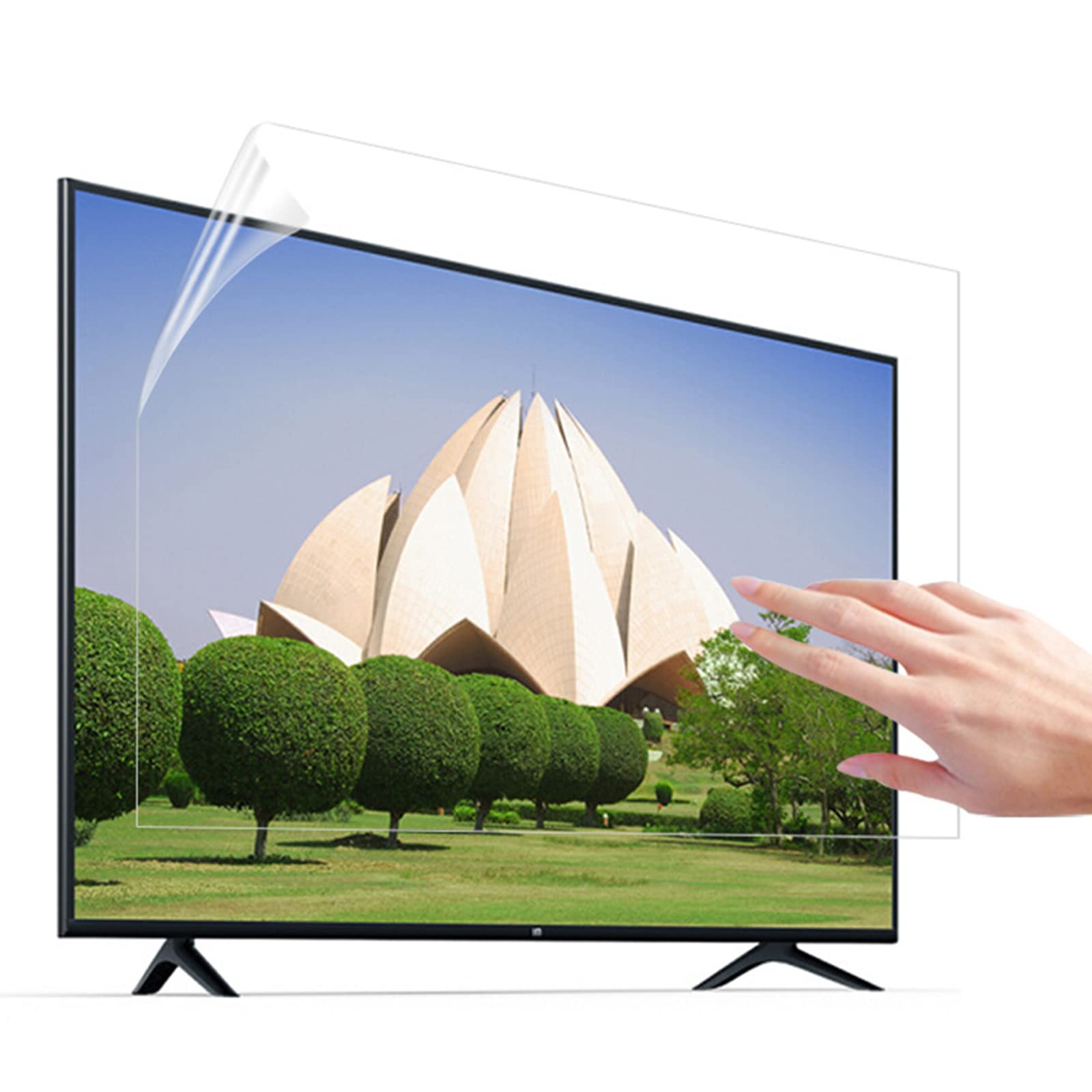 Filtre anti-lumière bleue TV 60 pouces mat protecteur d'écran de télévision anti-rayures