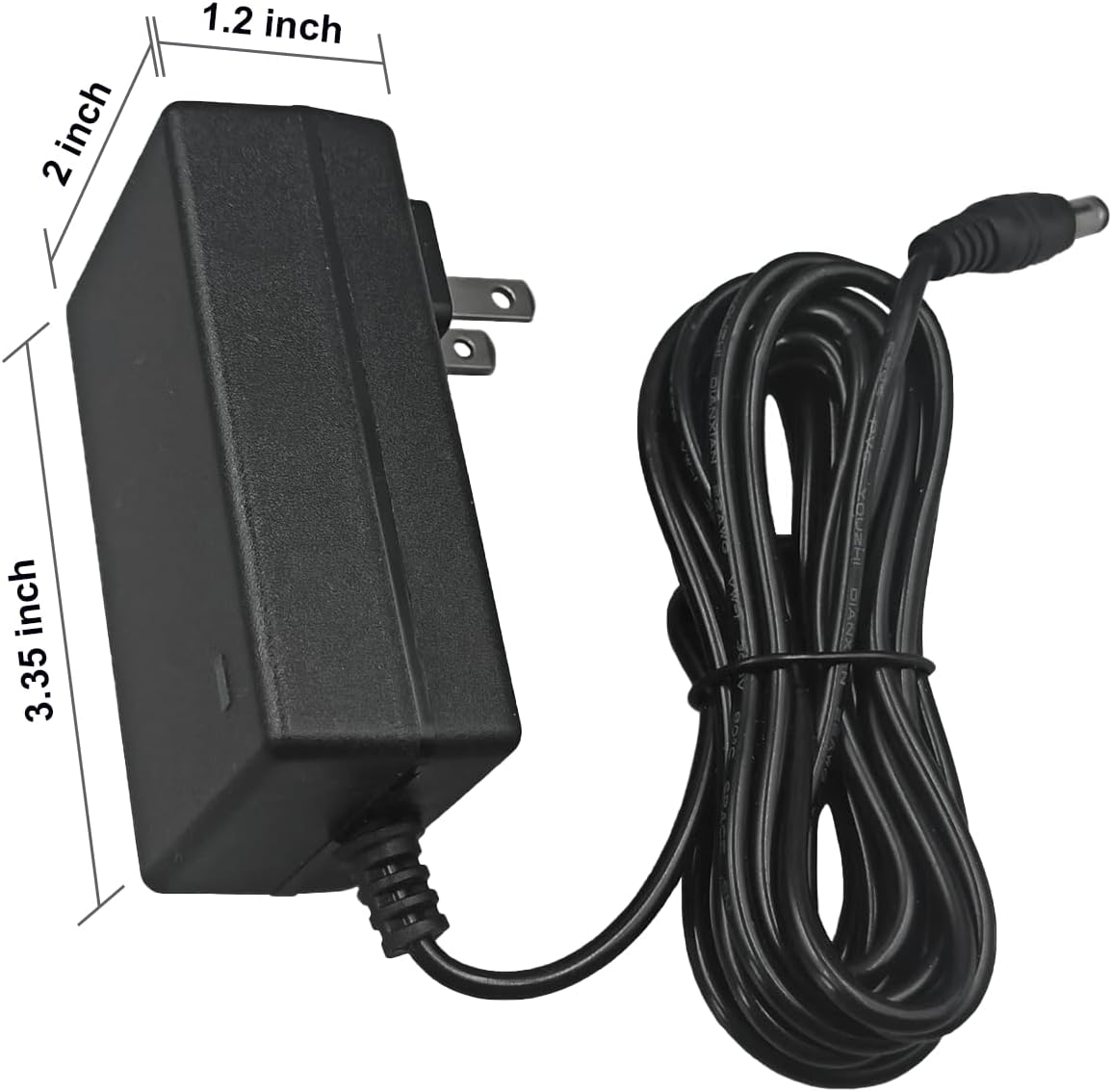 Power Cord Adapter Compatible with HTC Vive VR Base Station Vive-VR-B 99HAFS00200 TC NE30W-US Virtual Reality System 2PU6100 99HAHV001-00 12V 3A Charger, 10Ft