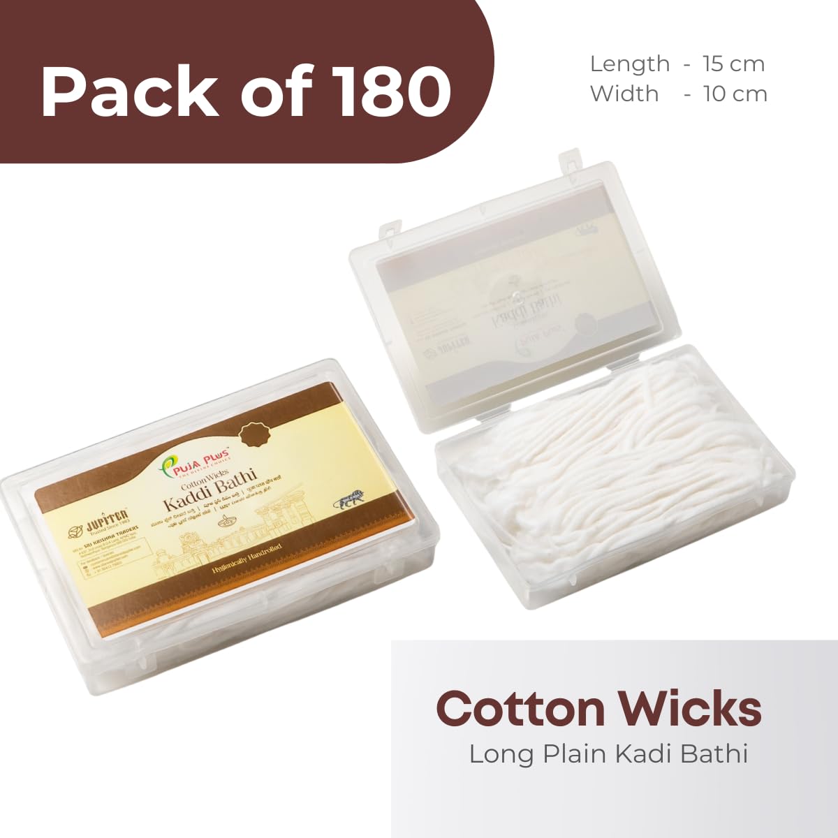 Cotton Wicks for Diya - Pack of 360 -4