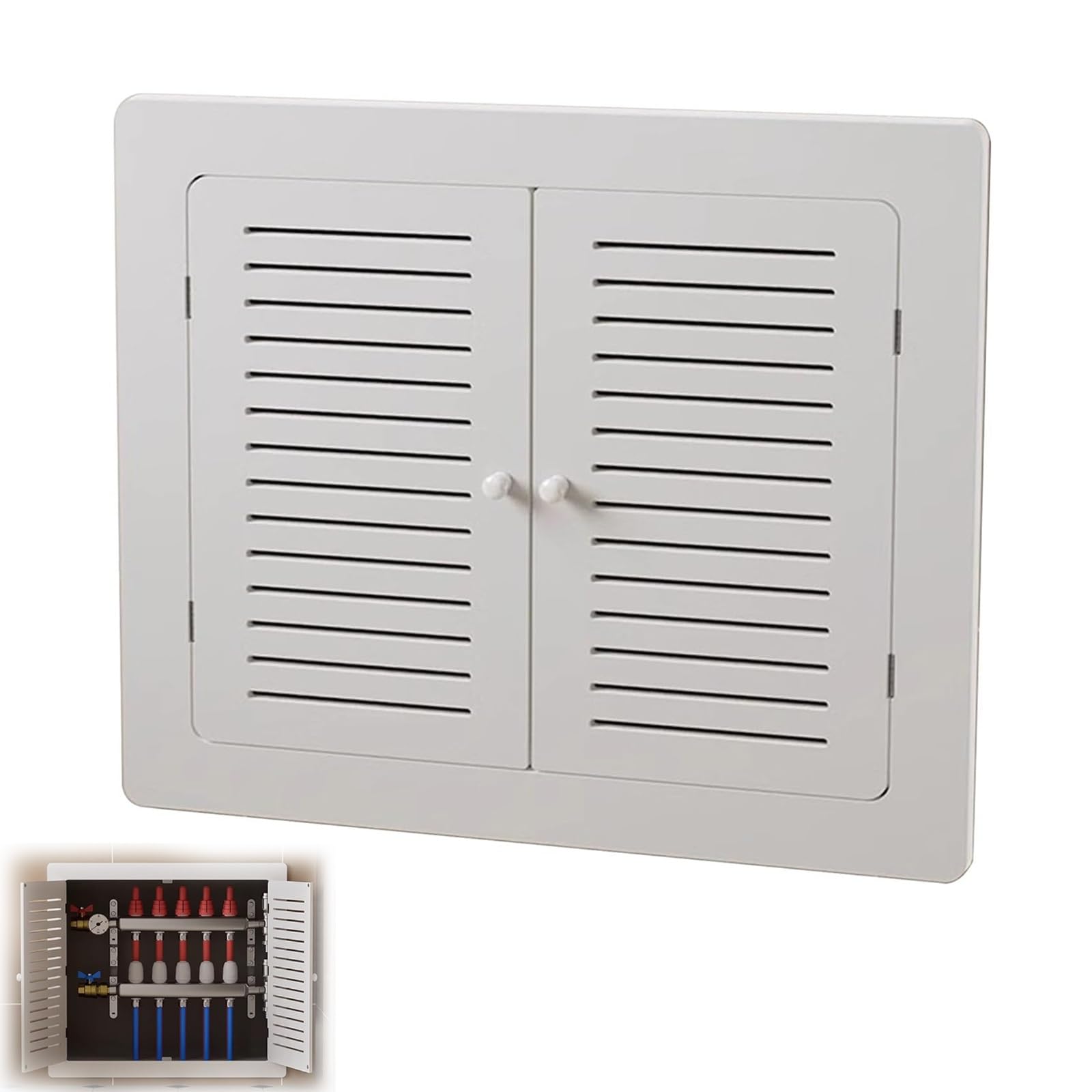 Cubiertas de radiador armario de calefacción de pared con asas