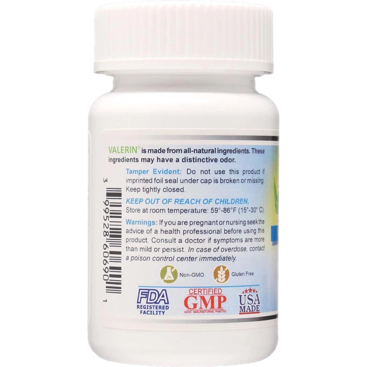Valerian Natural Relaxant for Tension Relief, Stress Relief, Leg Cramp Relief and Other Muscle Cramps Magnesium, Passion Flower, & Valerian Root Muscle Relaxant - (90ct) — Amazon image 2