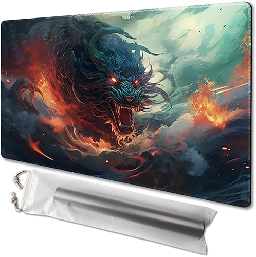 Miniatura 74 de MTG - Tapete de juego de 24 x 14 pulgadas, bolsas de almacenamiento con parte trasera antideslizante, ideal para entusiastas de los juegos de sin