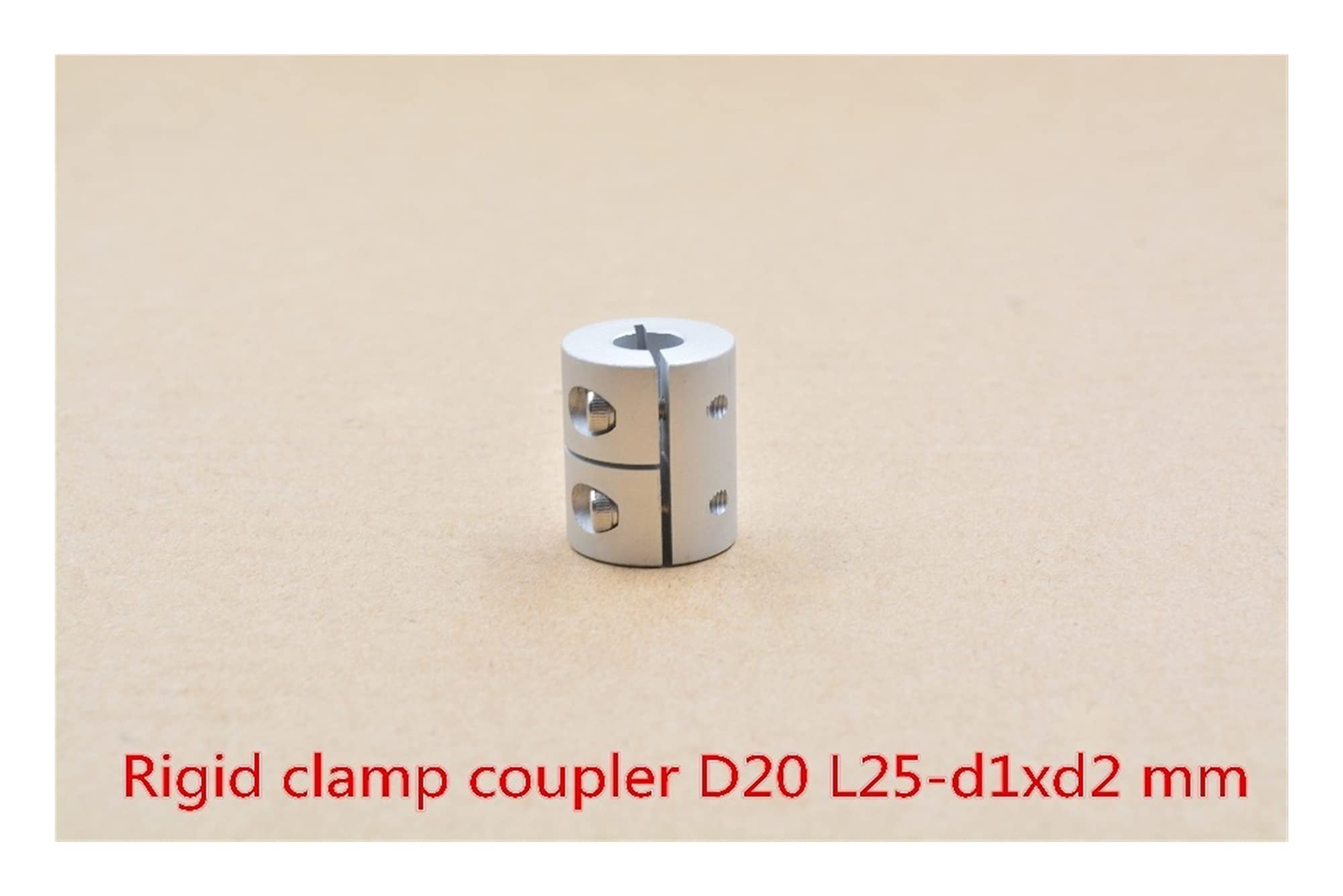 SUOFEILAIMU-PHONE CASE Metal Coupler D20 L25 Hole Minimum 2mm Maximum 10mm Rigid Coupling Shaft Coupler for CNC Stepper Motor (Inner Diameter : 3mm to 9.5mm)