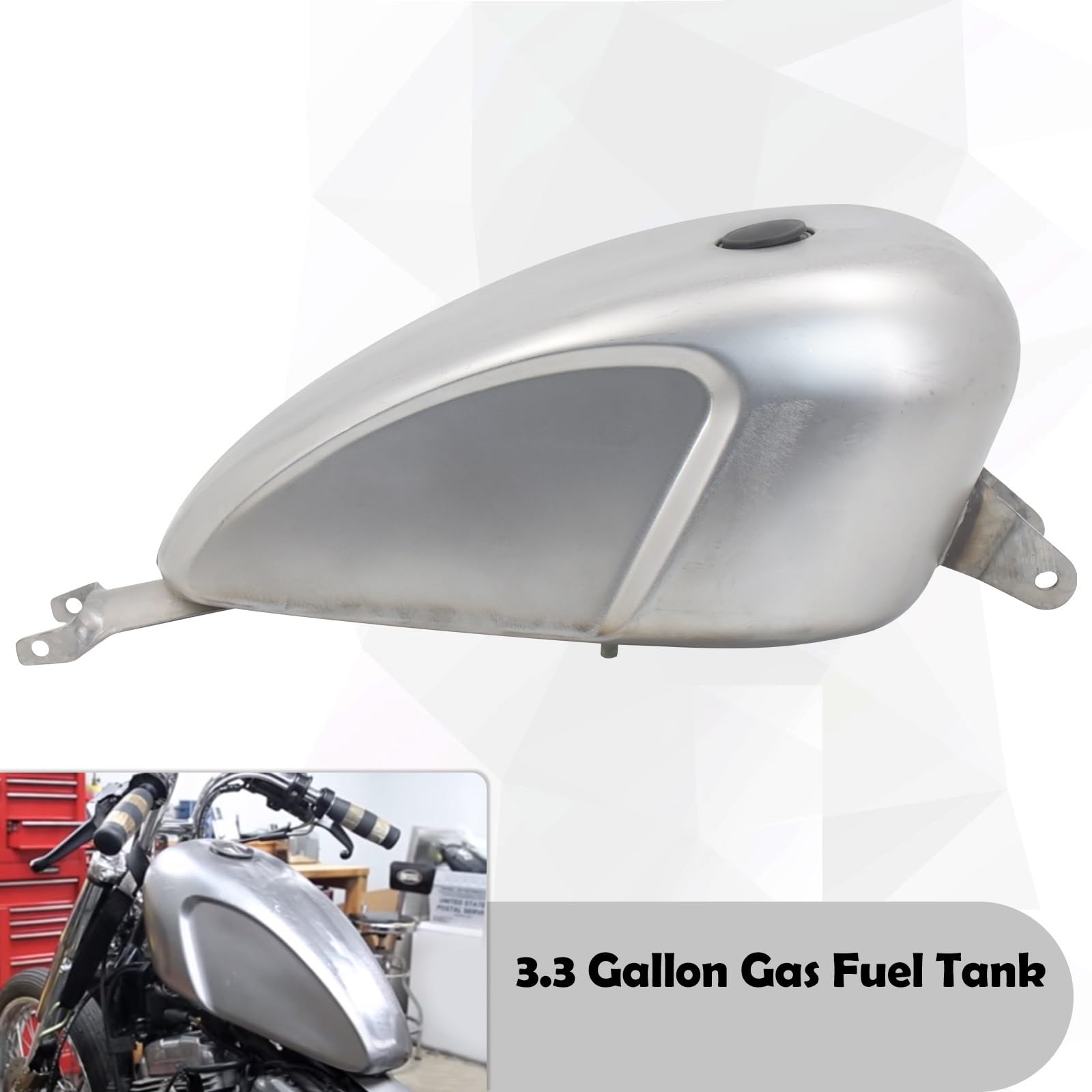 Fuel Tank para motocicleta, inyección Gas 12,5l y 3