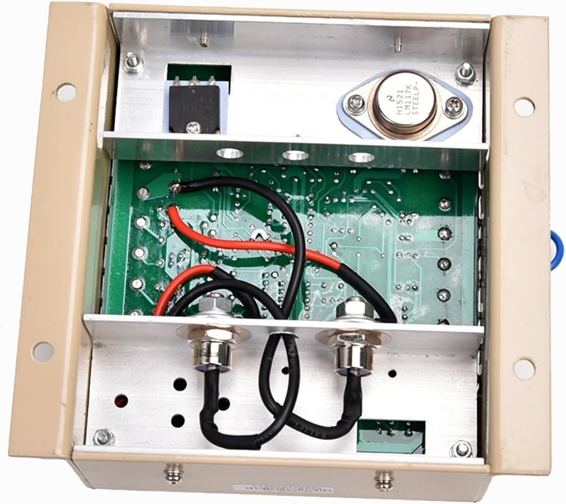Internal view of the GeRRiT Generator Speed Controller XS-400B-03, showing the circuit board and electronic components.