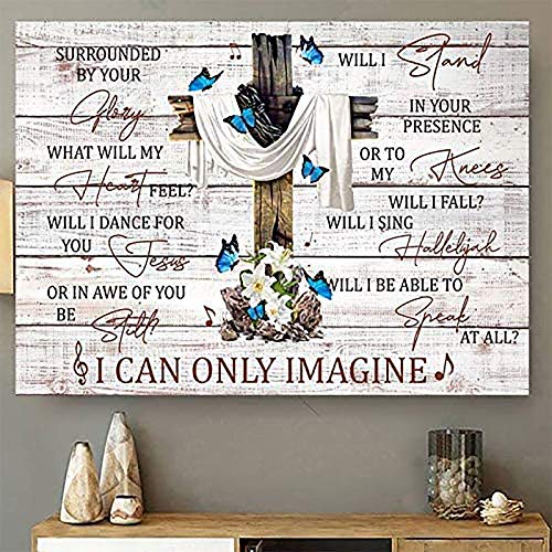 Butterflies Inspirational Quote Canvas Art