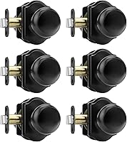 Vista 34 de Haidms - Perillas interiores de puerta de bronce aceitado, perillas de privacidad para puerta interior, perillas de puerta interior de bronce