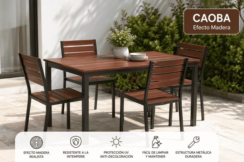 Nazza Pintura Efecto Madera para superficies metálicas, minerales o de madera - Simula las vetas naturales en una sola pasada - Disponible en Nogal, Cerezo y Caoba - Formato 750ml (Cerezo) — view 5
