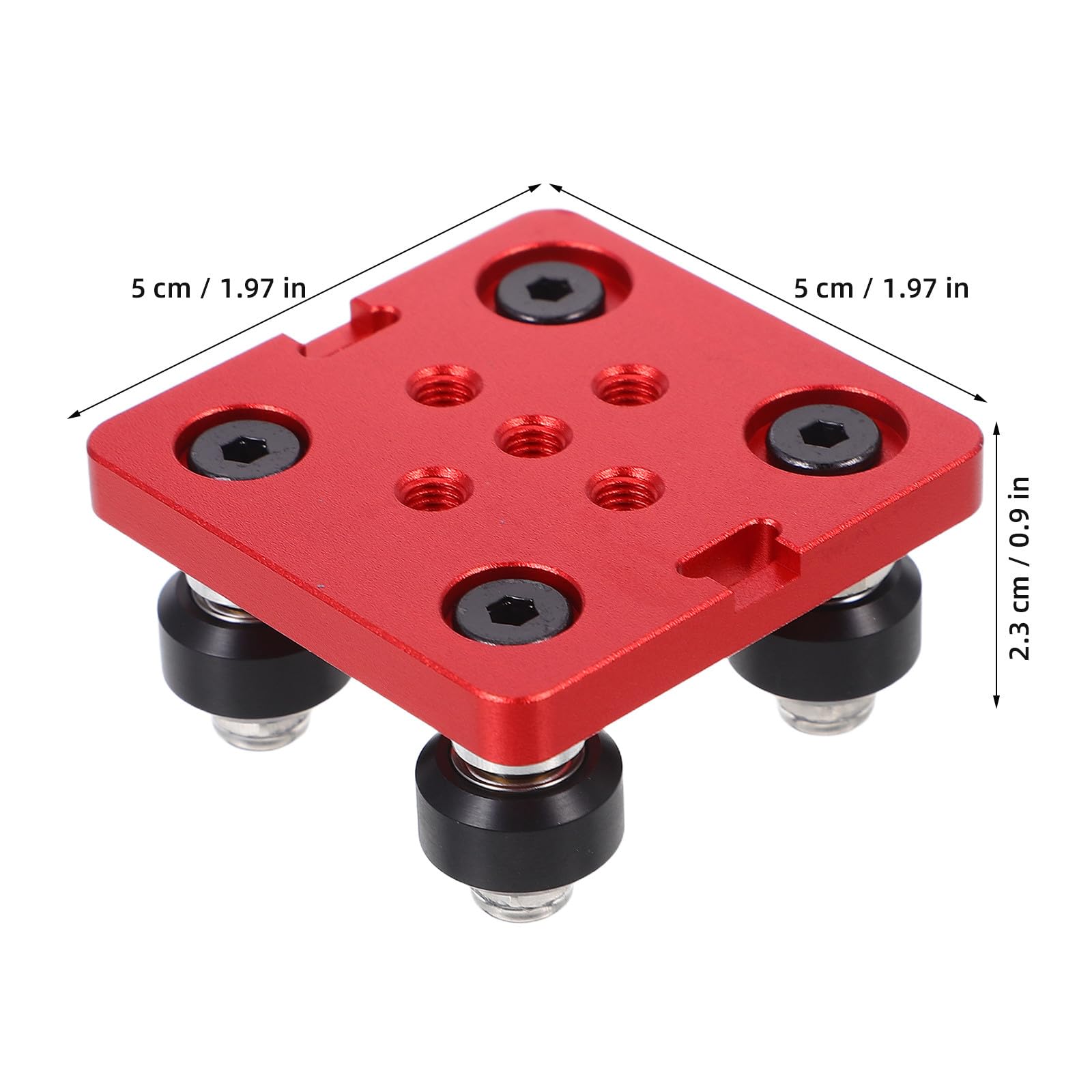 Gatuida Placa de pórtico en V, juego de ruedas POM para impresora 3D con