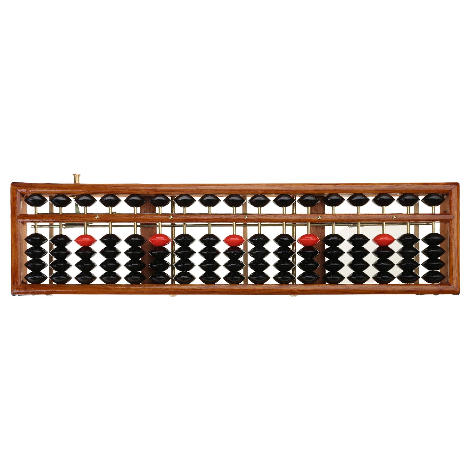 Soroban 17 chiffres en bois standard calculatrice chinoise comptage mathématiques Learni Abacus pour adultes avec instructions (français non garanti)
