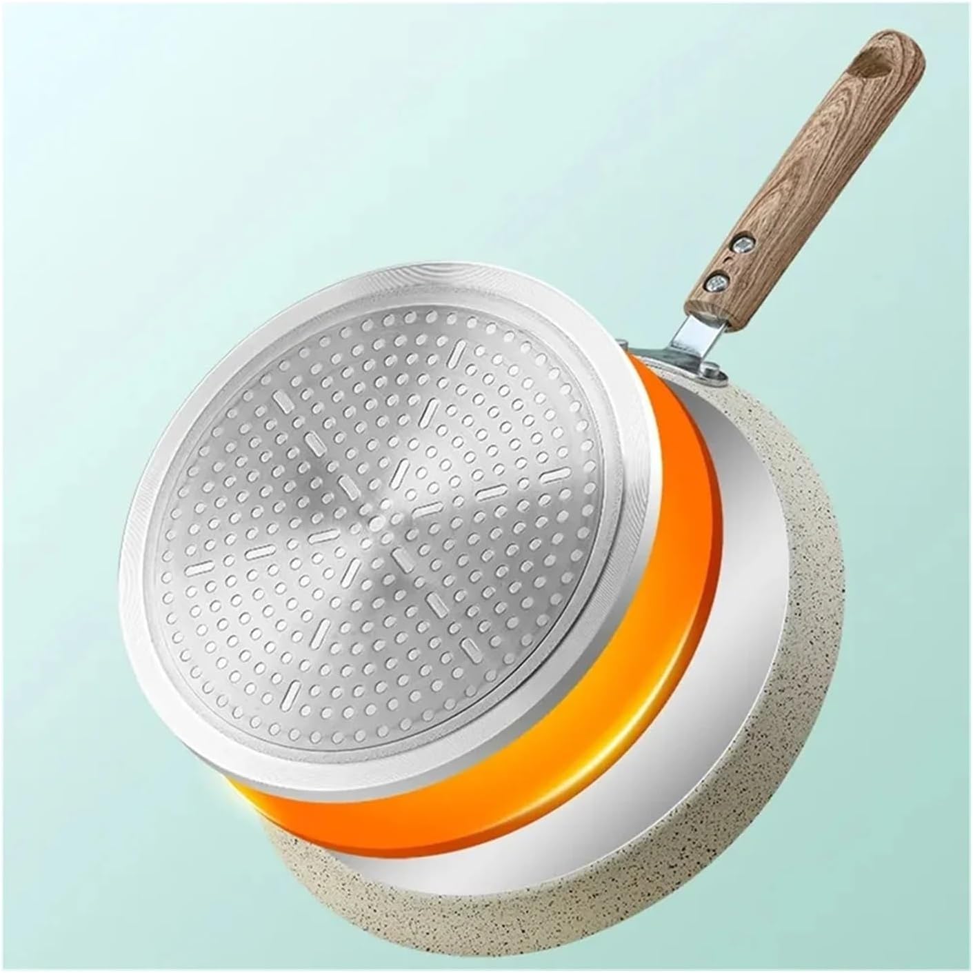 Frying Pan Non-stick Pancake Crepe Mini Induction For Crepes And Pancakes Fry Egg Omelet Pans(8 inch)
