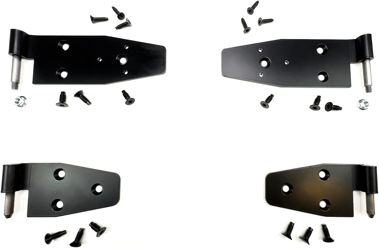 Full Door Hinge Set | Compatible with 1994-1995 Jeep Wrangler YJ | Meets OEM Specifications | Hinge & Mirror Hardware Included | Hinges are Counter Sunk | Same Thickness as OEM.