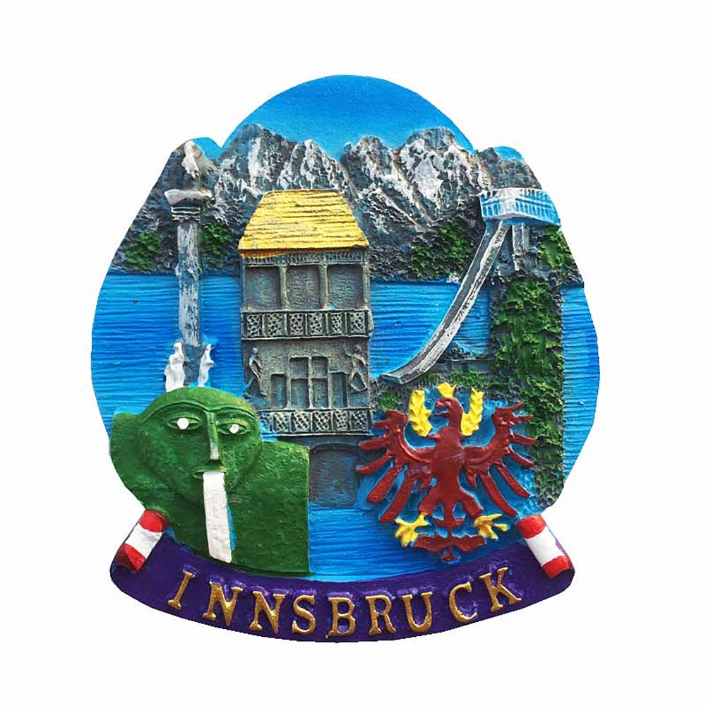 Oetz Tirol Austria Refrigerator Magnet 3D Travel Souvenir