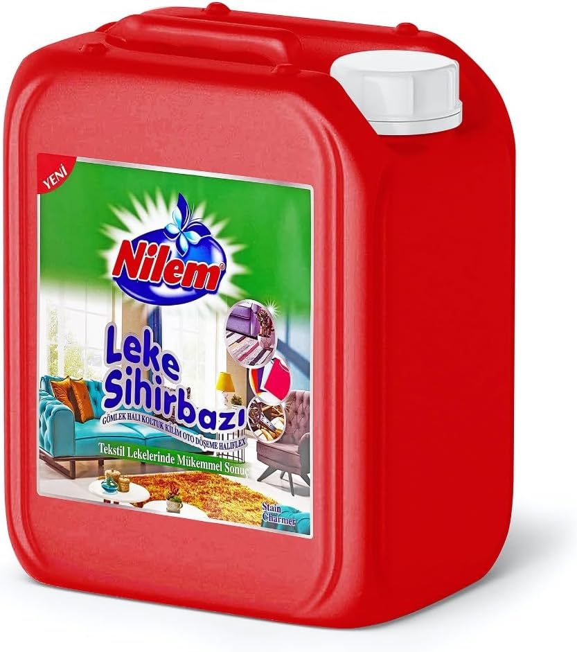 NİLEM LEKE SİHİRBAZI GÖMLEK HALI KOLTUK KİLİM OTO DÖŞEME HALIFLEX 5 LT