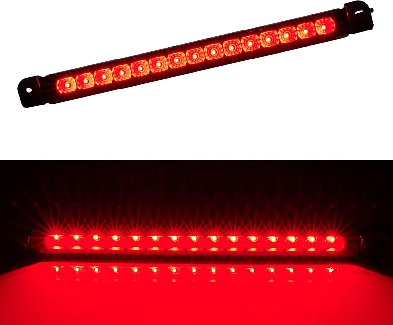 Luz de freio LED auxiliar superior traseira Cxdar para Nissan Pathfinder e Infiniti QX4 – Preta