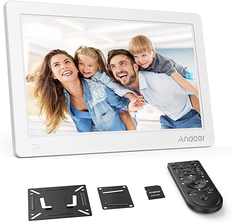 Andoer 156 Zoll Digitaler Bilderrahmen IPS Bildschirm UnterstAtzung
KalenderUhr MP3 Fotos 1080P Video Player mit Wandhalterung
Speicherkarte SchAnes : Digitale Bilderrahmen Andoer 156 Zoll Digitaler Bilderrahmen IPS Bildschirm UnterstAtzung
KalenderUhr MP3 Fotos 1080P Video Player mit Wandhalterung
Speicherkarte SchAnes : Digitale Bilderrahmen